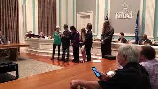 The Mississippi Music Project MMP Music Award Presentation to Ms. June Juanico