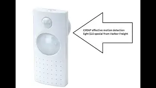 Review Motion Activated LED Security Light from Harbor Freight