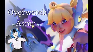 Overwatch quickplay ASMR| ( Mouse sounds, aggressive keyboard sounds,r whispering)| Lofi ASMR