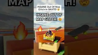 БЕЗУМНЫЙ глюк &laquo;Out Of The Map&raquo; в SKATE! 🤯 #skate #skate4 #glitch #shorts
