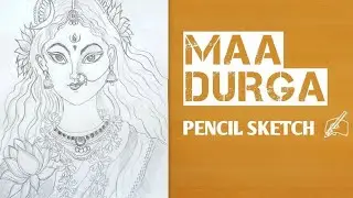 Goddess Durga Pencil Sketch ✍🏻 | Navratri Special Art ✨ | #drawing #art @Muskan_Pushkar 
