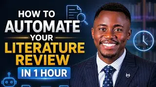 Powerful literature review Automation using AI + Reference Management in 1hr