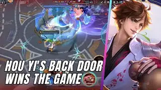 HOU YI'S BACK DOOR WINS THE GAME LI BAI JUNGLE HONOR OF KINGS