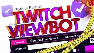 TWITCH VIEWER BOT + PROXY | WORK | Best Price