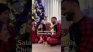 Salah enjoying his Christmas day 🎅🏼🎄#liverpool #salah #mosalah #christmas