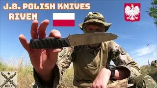 J.B. POLISH KNIVES - RIVEN - N&oacute;ż bushcraftowy - 14C28N STEEL- DESTRUCTION TEST - UNTIL IT BREAKS