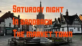 SANDBACH CHESHIRE A SMALL MARKET TOWN LETS GO WALK AROUND FILMED BY GLYNN 28.8.21