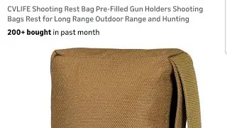 Первые впечатления от использования подставки для оружия CVLIFE Shooting Rest Bag Pre-Filled Gun ...