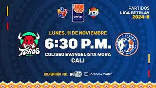 LIVE: #LigaBetplayDeBaloncesto | Toros del Valle VS Sabios 2024 - 11 - 11