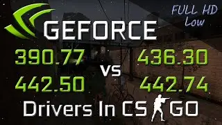 CS:GO 4 Nvidia Drivers Versions FPS Performance Benchmark Test | GTX 1060