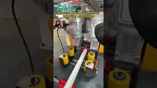 Automatic Thermal break assembly knurling machines with Insulated nylon strip insertion mechanism