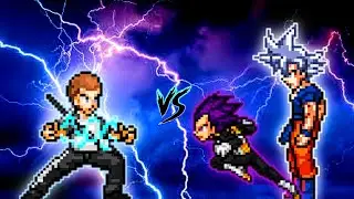 Cole-Infamous OP (New) VS Goku TP OP (all form) & Vegeta OP (all form) in Jump Force Mugen😱