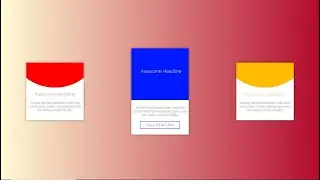 Information Cards using HTML and CSS