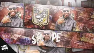 ✅ Sharpe Life Revamp Speedart 2017 - Banner , Avatar & Header @Sharpe Life | Photoshop CS6 & CC