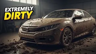EXTREME Deep Wash Honda Civic - Satisfying ASMR