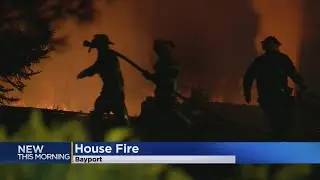 Several Departments Respond To Bayport Fire
