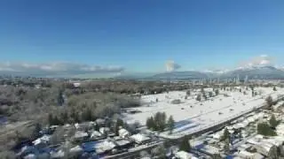 Winter Drone Flight