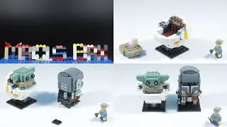 #MrqsBrx LEGO BrickHeadz set #75317 The Mandalorian & the Child