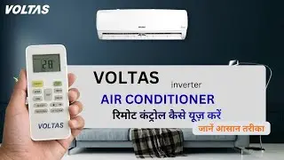 Voltas Inverter AC Remote Demo in Hindi | Complete Remote Use Guide