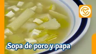 Sopa de poro y papa | 🥣