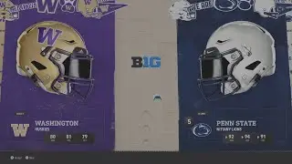 Washington vs #5 Penn State WK7 2030 AI vs AI