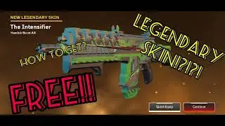 how to get the first free legendary weapon skin in apex legends Mobile