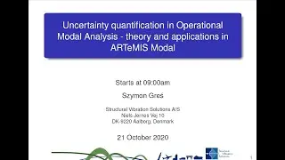 Webinar on Uncertainty Quantification in Operational Modal Analysis - Theory and Applications