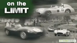 Mercedes SLR300 vs Jaguar D-Type | Fangio vs Hawthorn |  1955 International Tourist Trophy, Dundrod