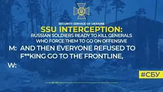 Ukraine - Intercepted Russian conversation about a confrontation of Russian soldiers with their...