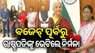 FM Nirmala Sitharaman meets President Droupadi Murmu ahead of budget speech | Kalinga TV