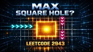 Leetcode 2943. Максимизировать площадь квадратного отверстия в сетке.