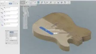 CNC Guitar Project - Andy Summers Telecaster - Part 7 - Making the Body in CAD