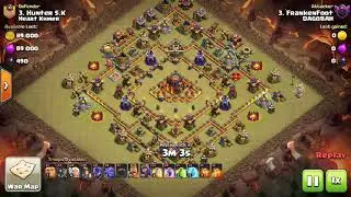 Max Th10 Ring Bases - Sure-Fire 2 Star Attack Strategy - Witches Bowlers Miners