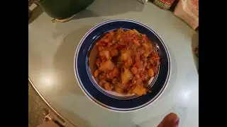 Campfire Stew with Beans, Potatoes, Ground Beef & Bacon. The Ultimate One Pot Wonder to Feed Family!