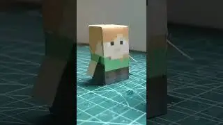 Steve y Alex de 4CM: &iexcl;Colecci&oacute;n de Bolsillo! 🌍✨#shorts #minecraft #viral #diycrafts  #manualidades