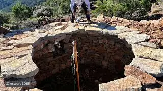 Construcció de la caseta pedra de l'Escola de Vistabella del Maestrat