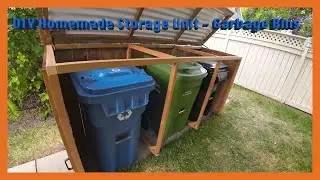 DIY Garbage Bin Storage Unit Construction 😊🔨🔩👷🏼&zwj;♂️ #diy #garbagebin   #storagebins  #carpentry