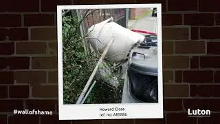 Wall of Shame - unsolved flytipping