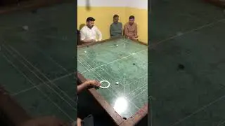 Unbelievable Carrom Combo: Double Black Coin Pot & Epic Rebound! 🎯 #CarromShorts #Viral