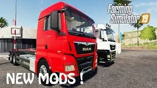 NEW MAN TRUCK MOD in Farming Simulator 2019 | WITH MANY DIFFERENT OPTIONS | PS4 | Xbox One