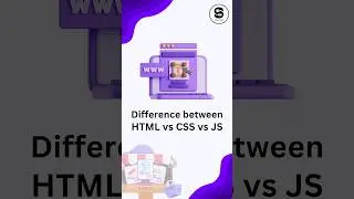 Difference Between Html, CSS and JavaScript in Hindi | #html #css #javascript #codingshorts  #shorts