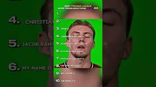 Player pronouncing there names 25/26! 😂