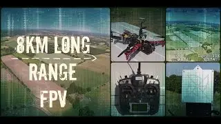 Quadcopopter Long Range Flight 8km/16km FPV DJI Naza TBS Discovery