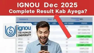 😱 IGNOU DEC 2025 Final Result Update - THEORY and Assignment | IGNOU JUNE 2026 Grade Card complete?