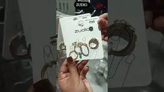 💍Zudio Golden Ring Collection UNDER-100/-💍 #zudio #ring #fyp #youtubeshorts #shorts