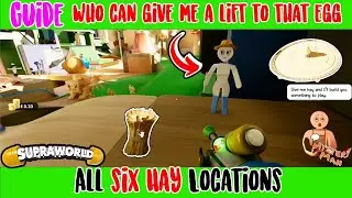Supraworld All Hay Location | What to do with hat | Who can give me a lift to that egg | Mind-reader