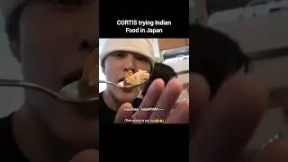 Cortis eating Indian food#CORTIS#Keohno#martincortis#juhooncortis#jamescortis#seonghyeon#shorts