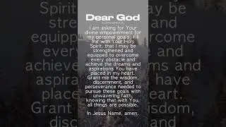 Morning Prayer To Begin Your Day With God | Empowerment For Personal Goals #christianshorts
