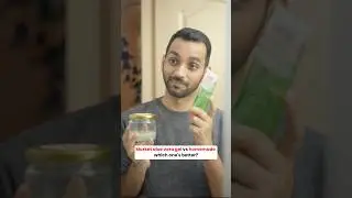 I made Aloe Vera Gel at Home 😱 #aloevera #skincare #ashortaday #ytshorts #diy #shortsindia