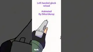 Left-handed Glock reload #animation #glock #pistol #reload #tactical #battlefield1 #callofduty